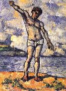Paul Cezanne Badender mit ausgestreckten Armen Germany oil painting artist